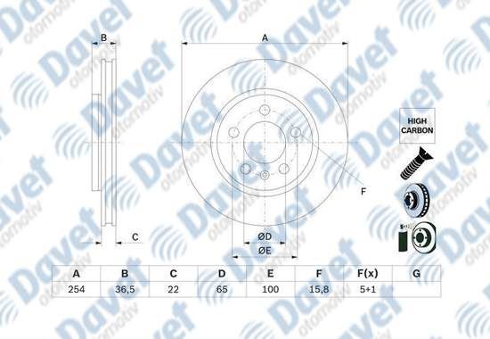 BOSCH 0986479E01 Arka Fren Diski Vw Polo 08-13 05-14